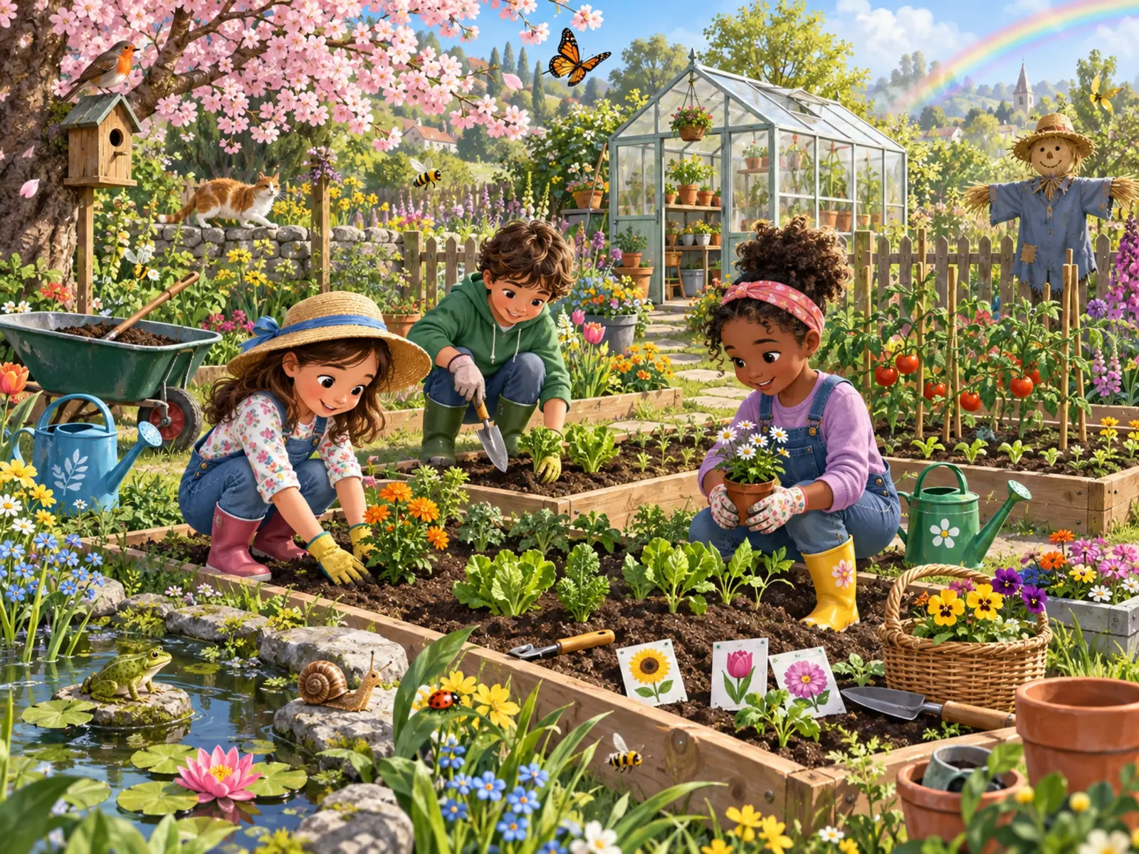 Les jardiniers du printemps — image A