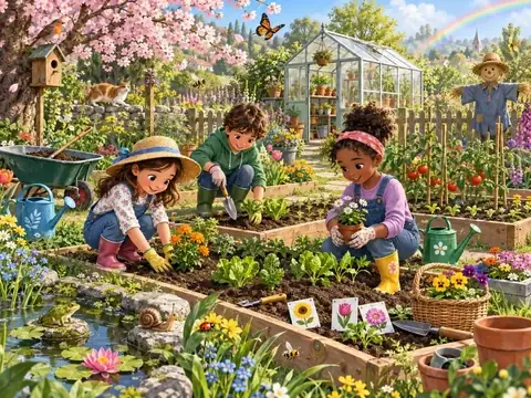 Les jardiniers du printemps — aperçu du jeu