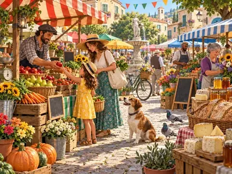 Le marché aux mille couleurs — aperçu du jeu