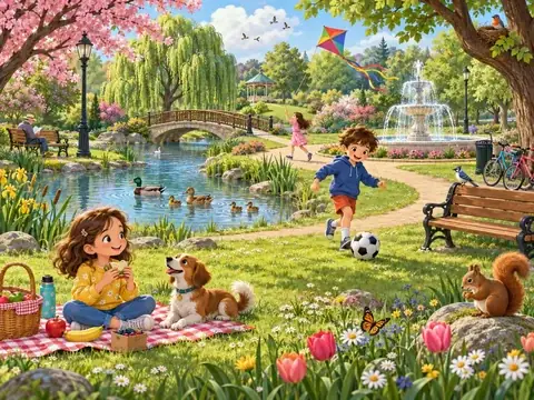 Une pause au parc — aperçu du jeu