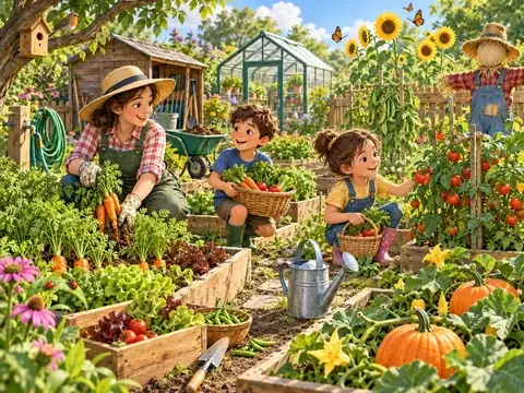 La récolte du potager — aperçu du jeu