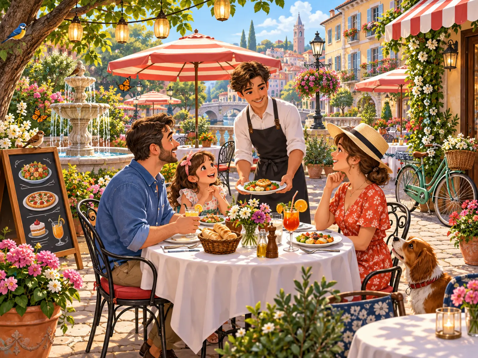 Le déjeuner en terrasse — image A