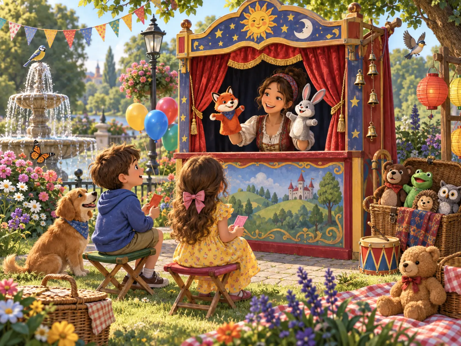 Le spectacle de marionnettes — image A