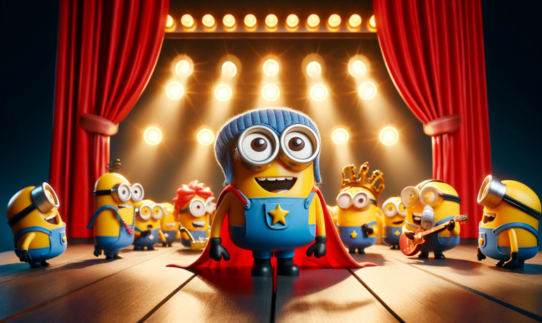 Jeu d'Expression : Le théâtre des Minions pour enfants