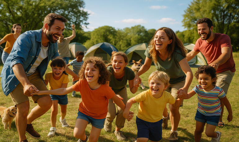 Jeux en camping : activités plein air pour enfants et ados
