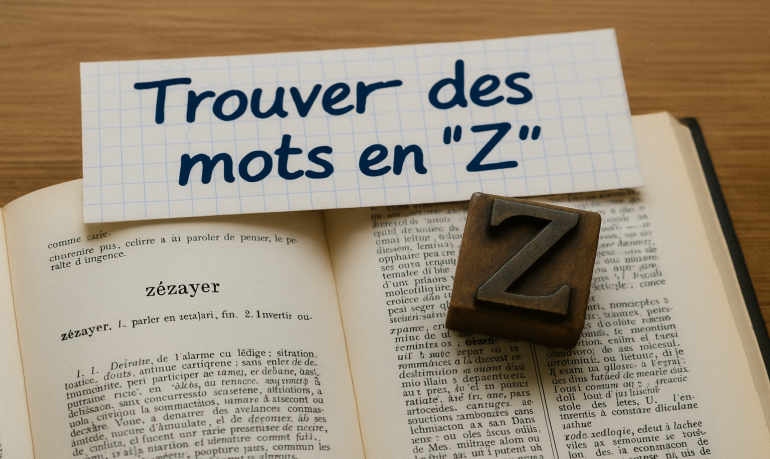 Mot en Z : 40 idées originales pour briller au jeu du dictionnaire
