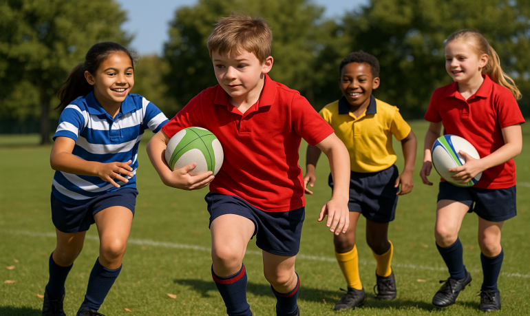 Rugby pour enfants : règles simples et 10 jeux d’initiation