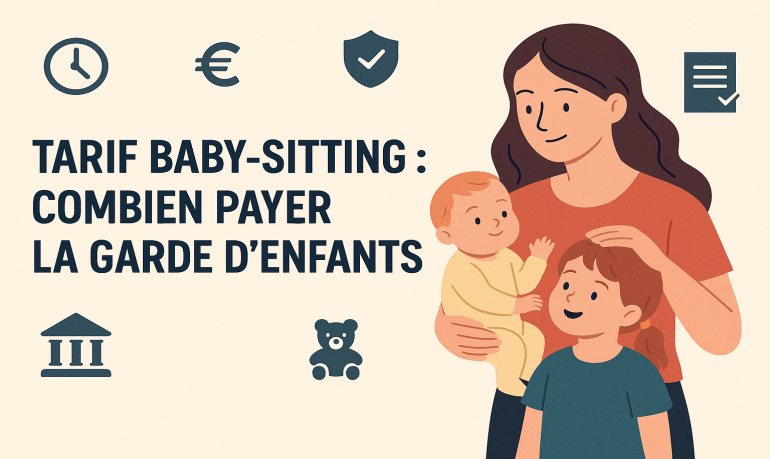 Tarif baby-sitting 2025 : combien payer la garde d’enfants ?