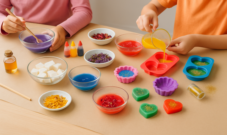 Fabriquer son savon : tuto DIY facile pour enfants