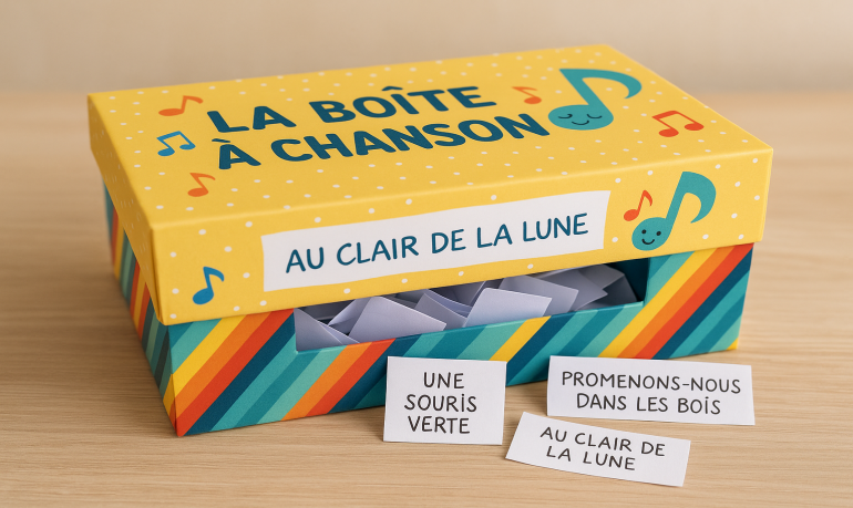 La boîte à chanson : idées, règles et activités pour enfants