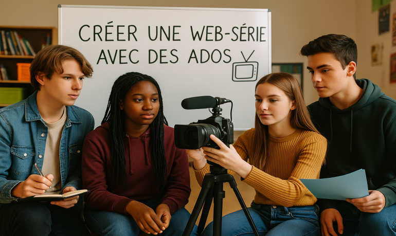 Créer une web-série avec des ados en centre de loisirs