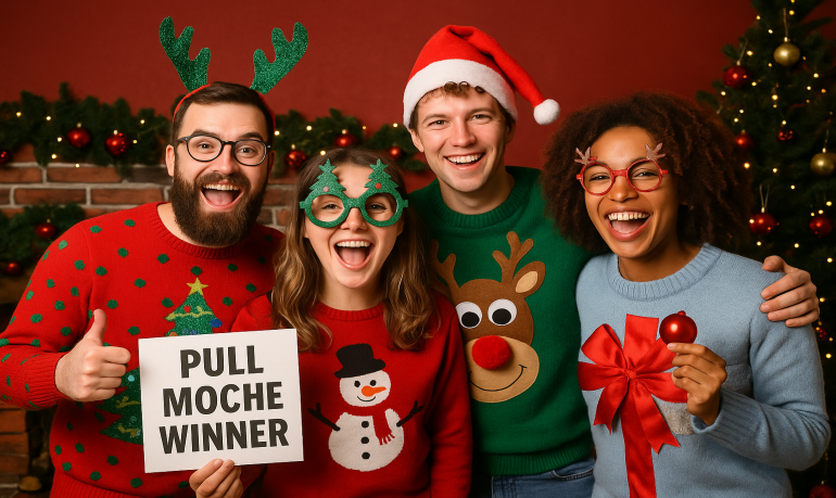 Organiser un Concours Pull Moche + Shooting de Noël