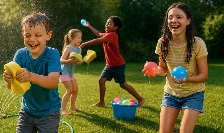 Jeux d’eau sans piscine : 25 activités pour l'été
