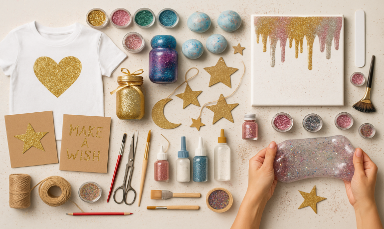 10 Activités DIY Paillettes Faciles et Sans Stress