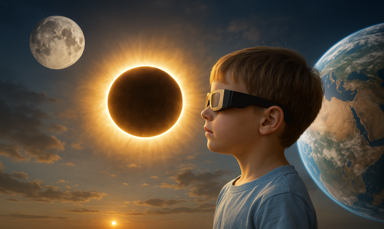 Comment expliquer une éclipse simplement à un enfant ?