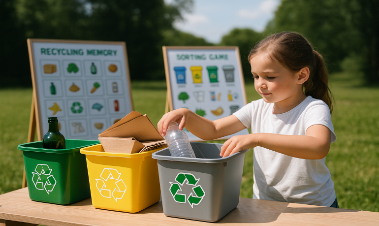 Jeux recyclage et tri sélectif : 12 idées éducatives enfants
