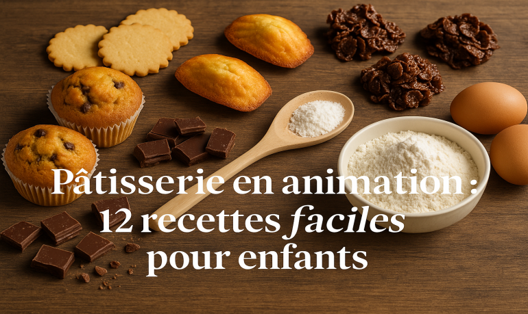 pâtisserie en animation : 12 idées faciles enfants