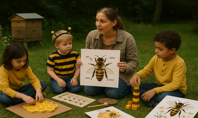 10 jeux sur les abeilles pour enfants (maternelle et primaire)