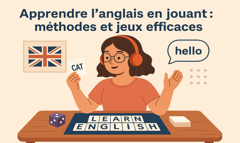 Jeux pour apprendre l’anglais : méthodes et astuces