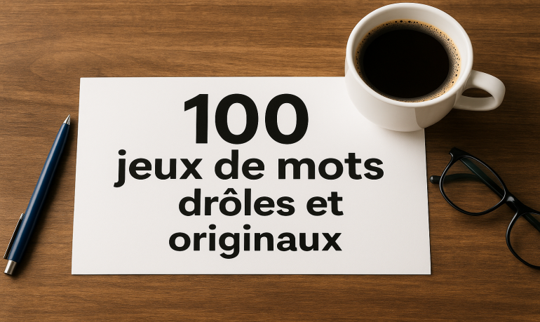 100 jeux de mots drôles et calembours pour rire