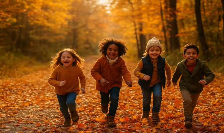 Top activités et jeux d'automne enfant 3–12 ans