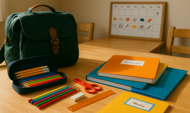 Fournitures scolaires CP – Liste pour la rentrée 2026