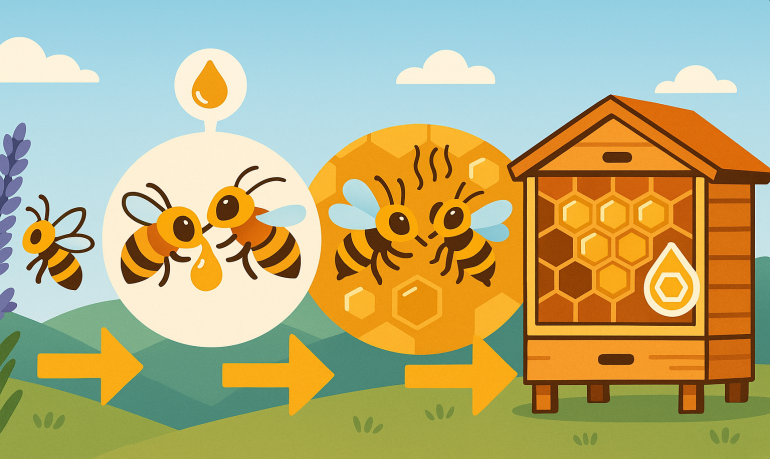 Abeilles : pourquoi font-elles du miel ?