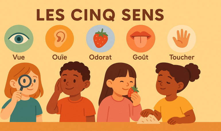 Les cinq sens expliqués aux enfants : activités et pédagogie