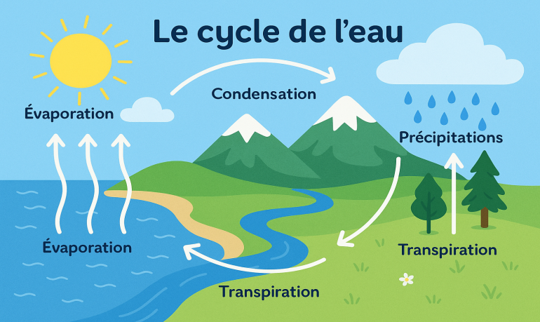 Comment se forment la pluie et la neige ?