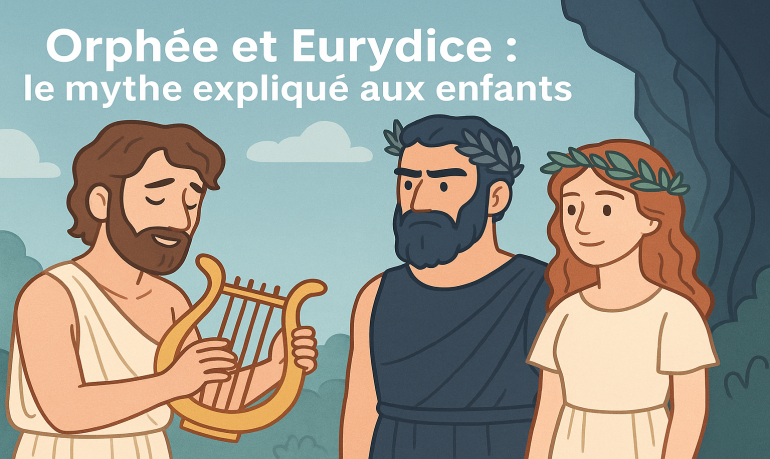 Orphée et Eurydice : le mythe expliqué aux enfants