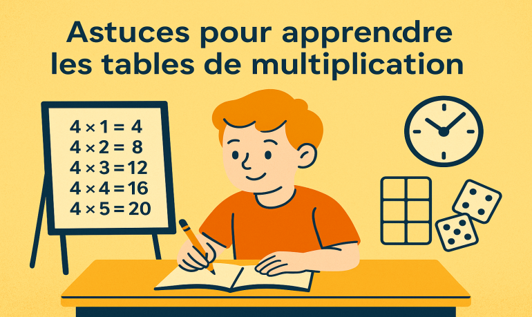 Astuces pour apprendre les tables de multiplication