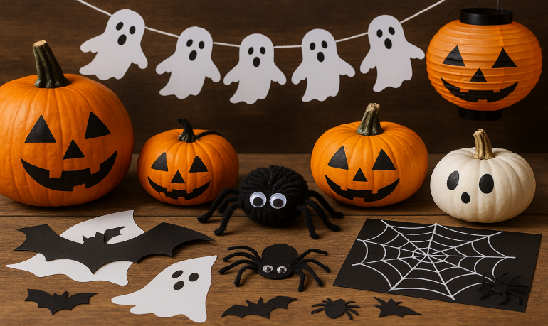 Activités manuelles Halloween pour enfants : 20 bricolages créatifs