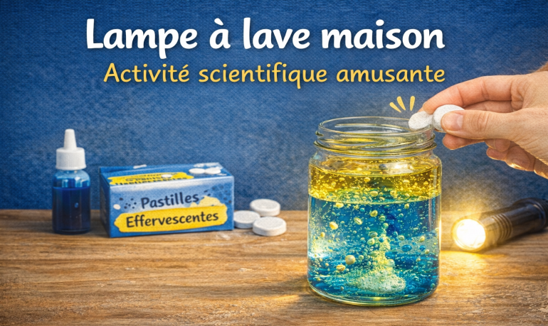 Fabriquer lampe à lave maison  : tuto facile et fun