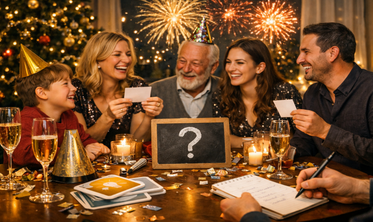 40 énigmes et devinettes pour le réveillon du Jour de l'An