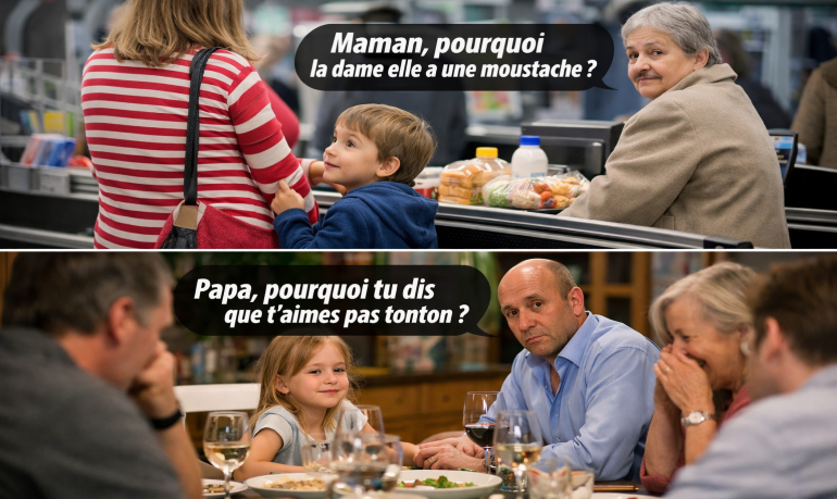 30 situations embarrassantes où nos enfants nous ont foutu la honte