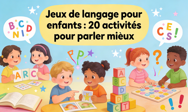 Jeux de langage pour enfants : 20 activités pour parler mieux