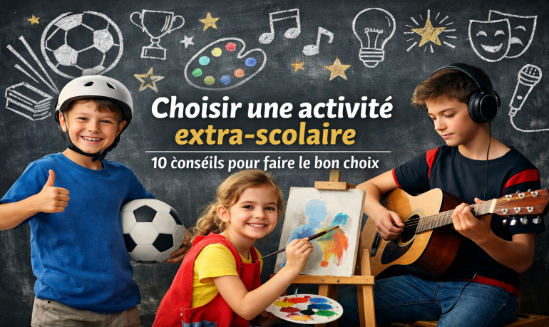 Choisir une activité extra-scolaire : 10 conseils pour faire le bon choix