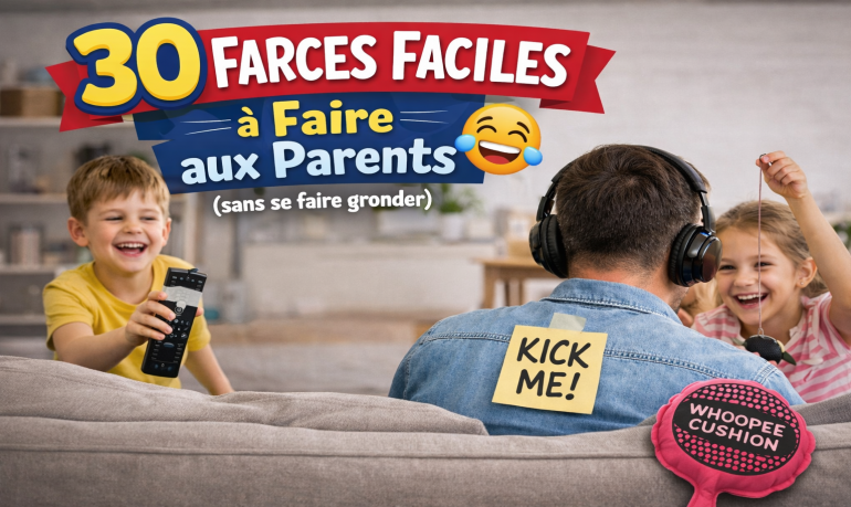 Farces Faciles à Faire Aux Parents : Pranks Sans Danger