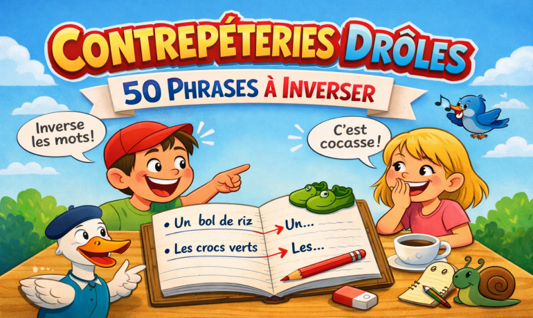Contrepèteries Drôles: 50 Phrases à Inverser