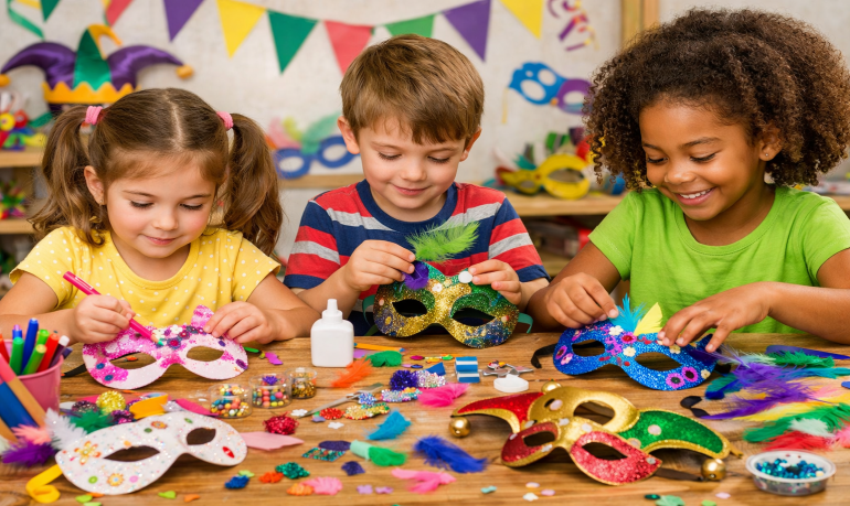 Mardi Gras enfant : 15 activités faciles à la maison