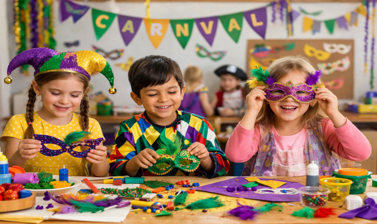 Mardi Gras à l'école : activités pédagogiques de la PS au CM2
