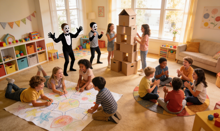 Occuper 10 enfants sans écran : 20 idées en 1 heure