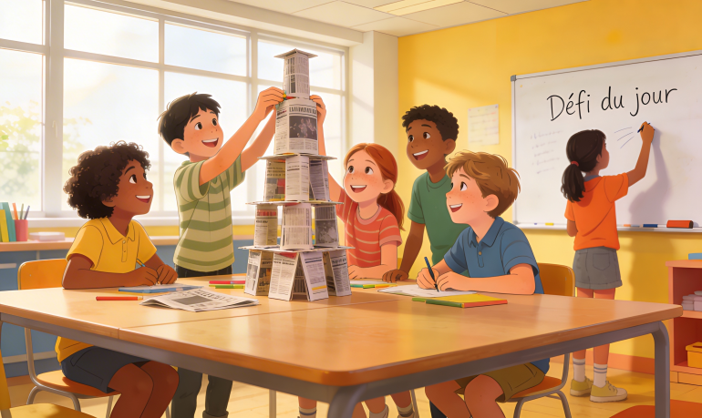 50 défis du jour pour animer une classe ou un centre de loisirs