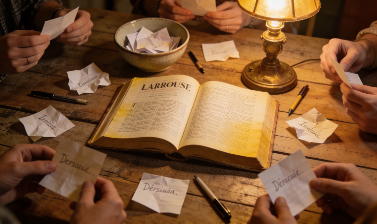 Jeu du dictionnaire : règles + 30 mots pour bluffer