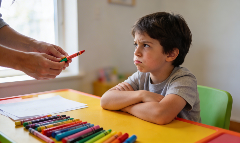Enfant refuse l'activité : comment réagir sans crise ?