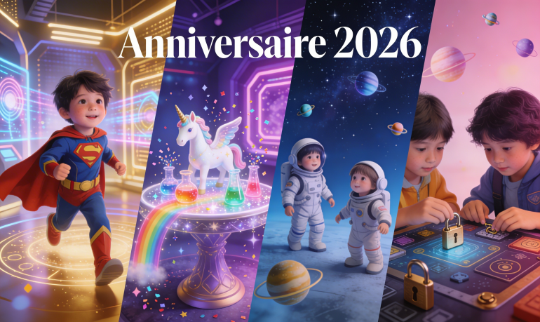 Anniversaire enfant 2026 : thèmes tendances qui cartonnent