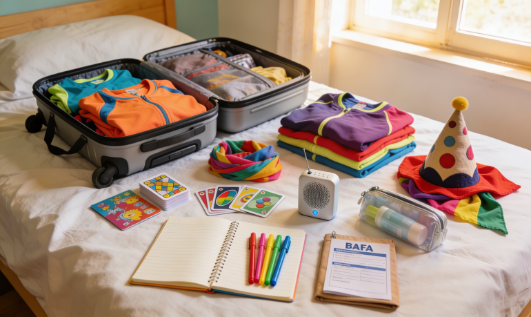 Stage BAFA : checklist valise complete et pratique