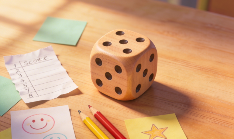 Jeux avec un dé : 20 idées sans plateau ni carte