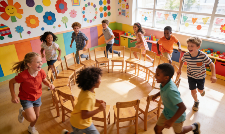 Jeux avec des chaises : 25 idées pour enfants