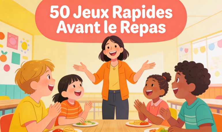 50 Jeux Rapides Avant le Repas : La Liste Ultime